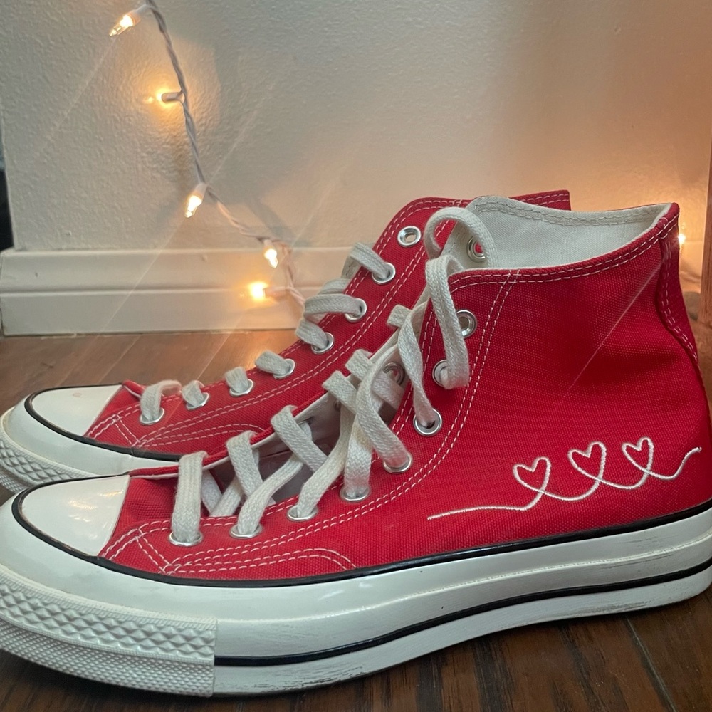 Chuck Taylor 70 HI Red Size 8.5 Women/ 6.5 Men